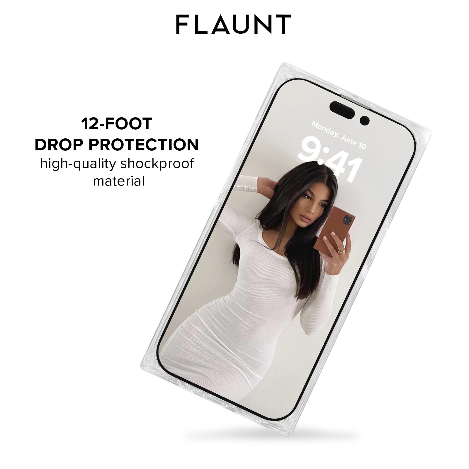 iPhone17Pro FLAUNT（R）スクエアケース Amazon.com: Flaunt Official Square iPhone 17 Pro Max Case